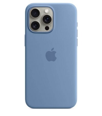 Силиконов кейс за iPhone 17 Pro – син