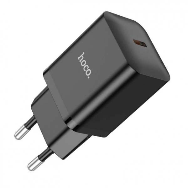 HOCO 20W адаптер USB-C черен