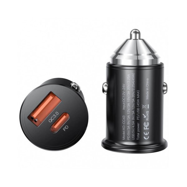 Зарядно за кола XO 45W