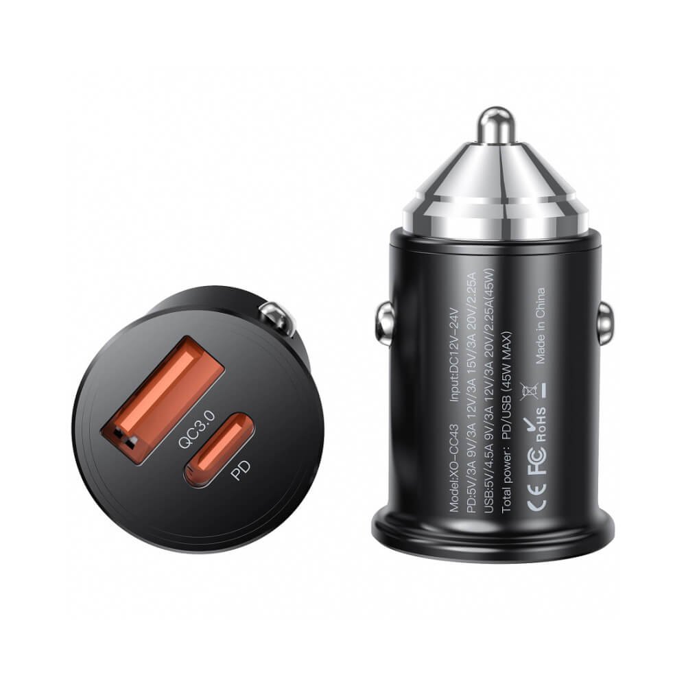 XO CC43 зарядно за кола 45W Зарядно за кола XO 45W