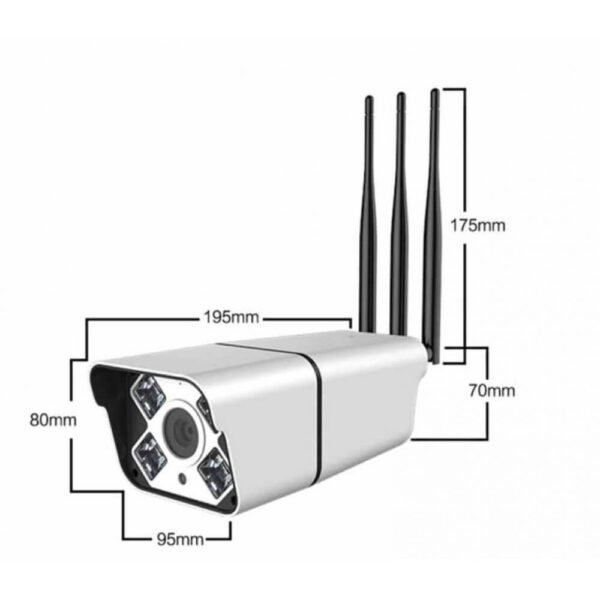 водоустойчива камера за видеонаблюдение 4G