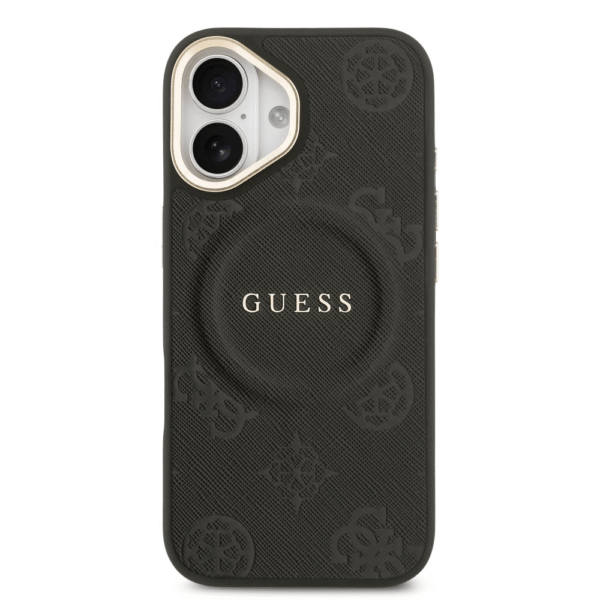 Guess калъф за iPhone 17 оригинален черен MagSafe