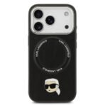 Karl Lagerfeld калъф iPhone 17 Pro оригинален черен MagSafe