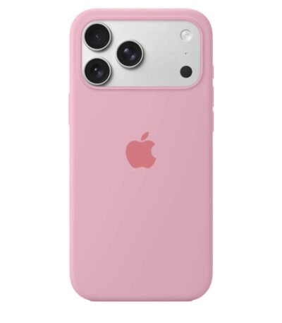 силиконов кейс за iPhone 17 Pro Max розов