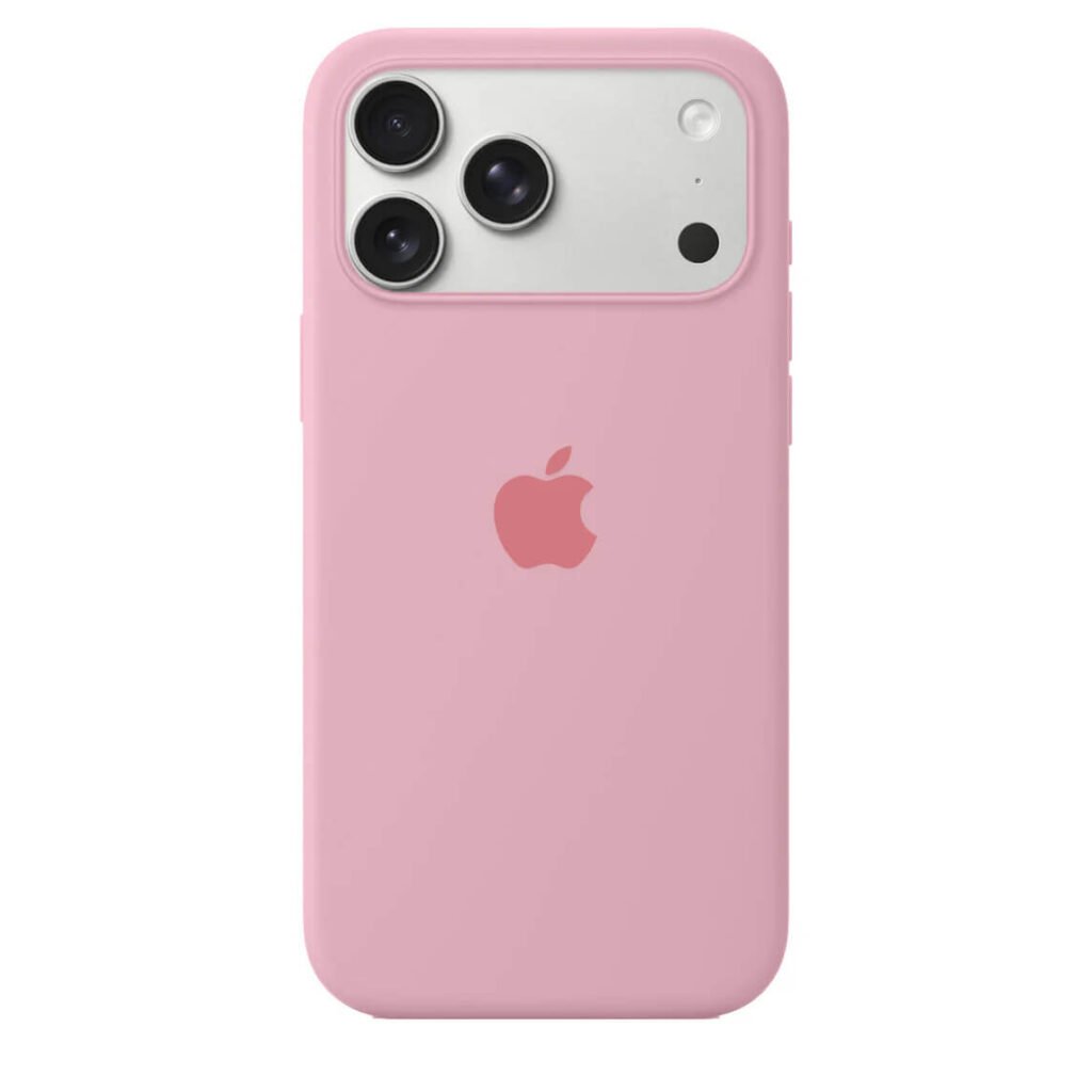 силиконов кейс за iPhone 17 Pro розов