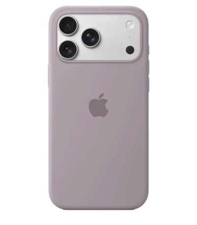 силиконов кейс за iPhone 17 Pro Max бежов