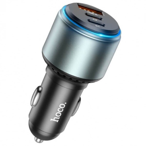 Зарядно за автомобил 95W с 2x USB-C PD и USB