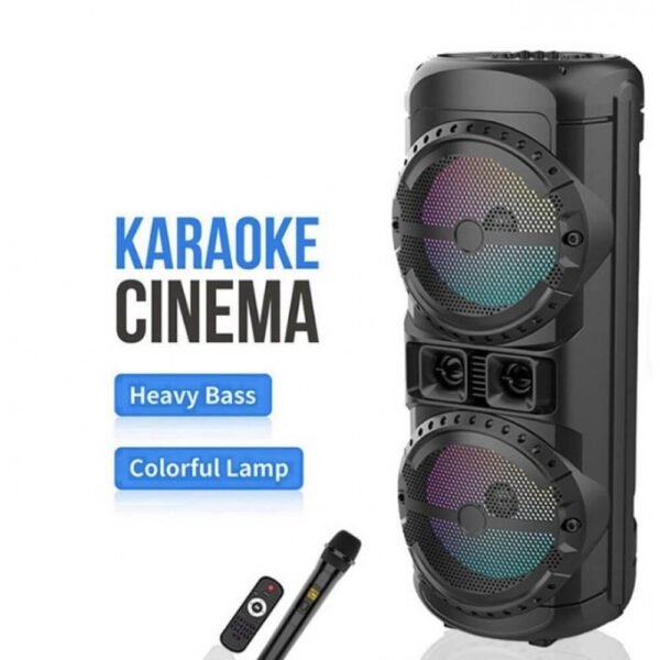 караоке тонколона 12 инча 50W с безжичен микрофон