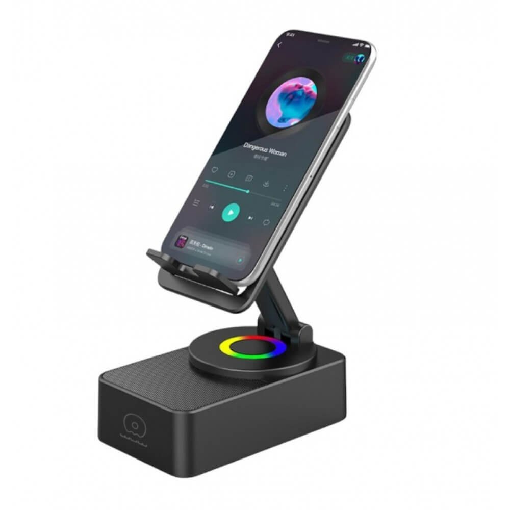 WUW R190 2в1 Bluetooth преносима тонколона със стойка Преносима тонколона WUW R190 2в1 с Bluetooth и стойка