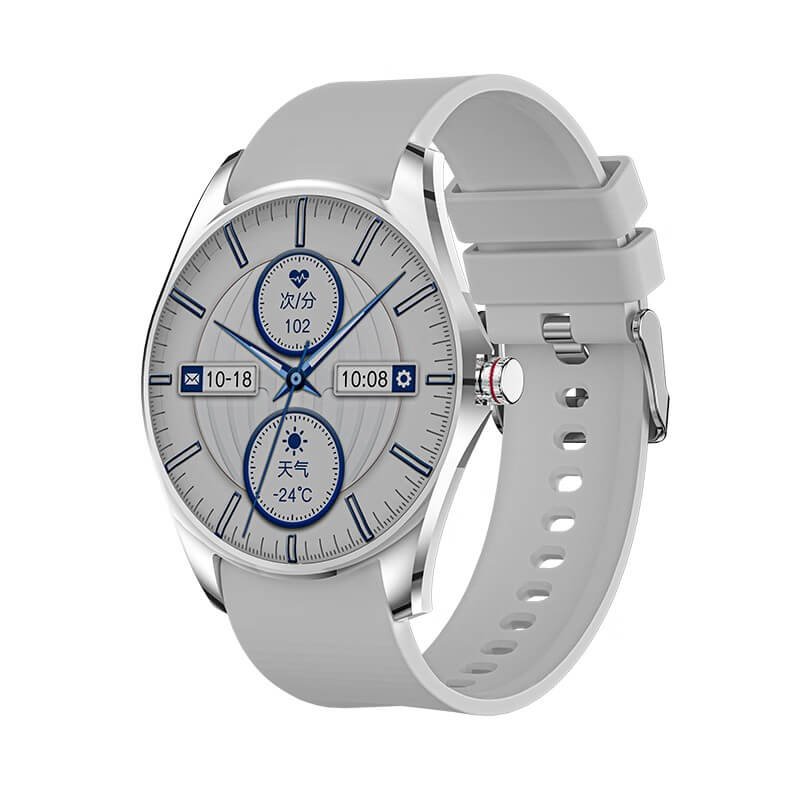 2024-New-Wholesale-Ultra-Thin-Large-Screen-NFC-Women-C23-Smartwatch-Reloj-Inteligente смартчасовник AMOLED V36 42 мм сив