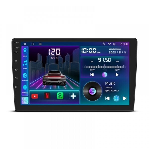 мулти медия за кола 1 din 10 инча wireless carplay android auto gps