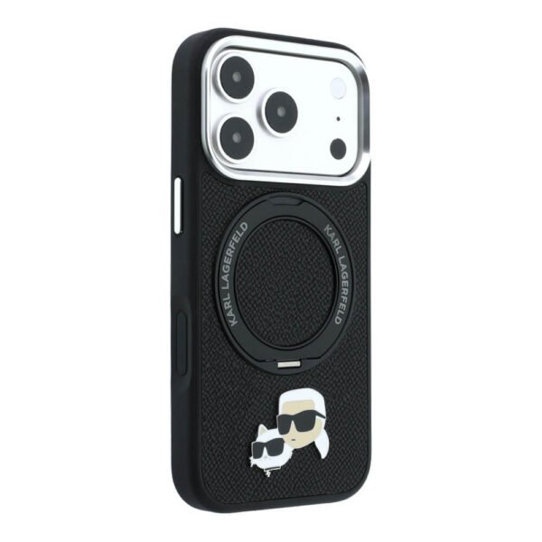 Оригинален калъф за iPhone 18 Pro Karl Lagerfeld черен