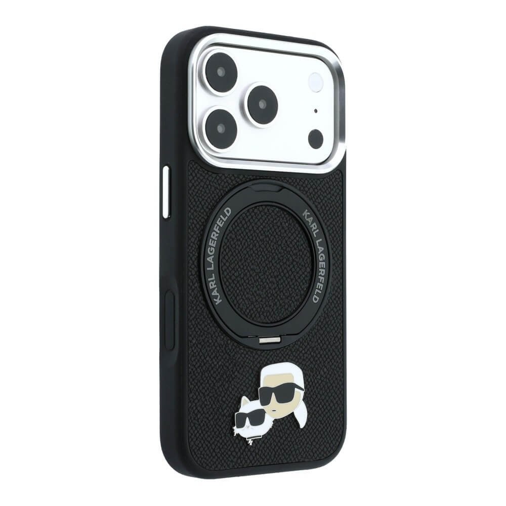 Оригинален калъф за iPhone 18 Pro Karl Lagerfeld черен Оригинален калъф за iPhone 18 Pro Karl Lagerfeld черен