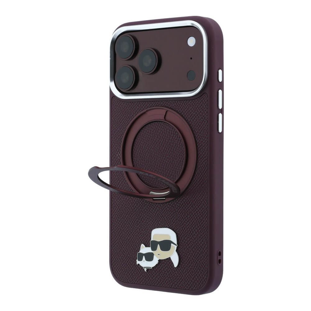 Калъф Karl Lagerfeld iPhone 18 Pro Burgundy Калъф Karl Lagerfeld iPhone 18 Pro Burgundy