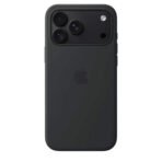 Силиконов калъф за iPhone 18 Pro Max в черен цвят